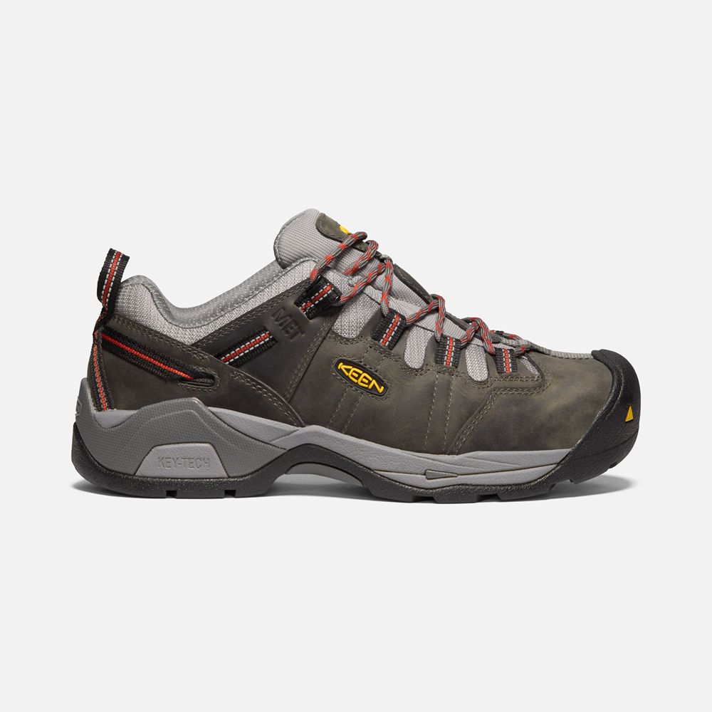 Keen Iş Ayakkabısı Erkek Koyu Gri - Detroit Xt Internal Met (Steel Toe) - Türkiye DZFJ76304